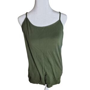 Time and Tru Green Tank Womans Top Size L